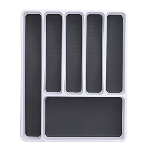Compartment Tableware Kitchen Storage Tray Separation Kitchen Drawer Organizer Tableware Box