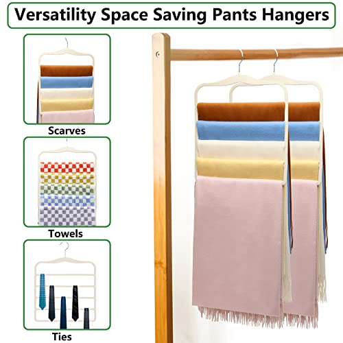 Space-Saving Pants Hangers for Closet Organization