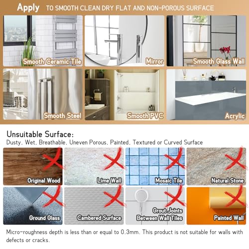 Suction Cup Shower Caddy Organizer Bathroom Shelf