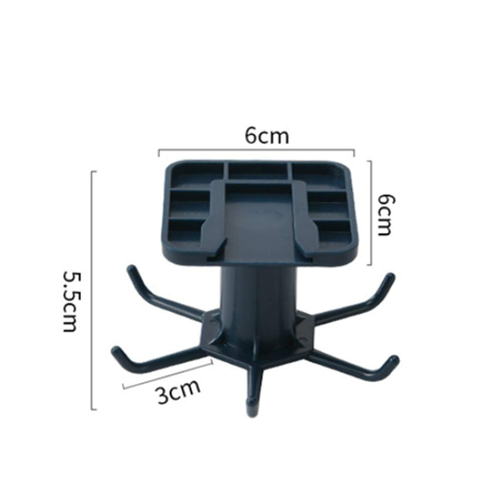 2-Pack 360° Rotating Under-Cabinet Utensil Hooks