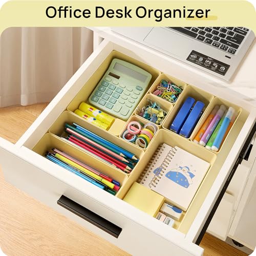 Clear Plastic Drawer Organizer Trays for Home Storage