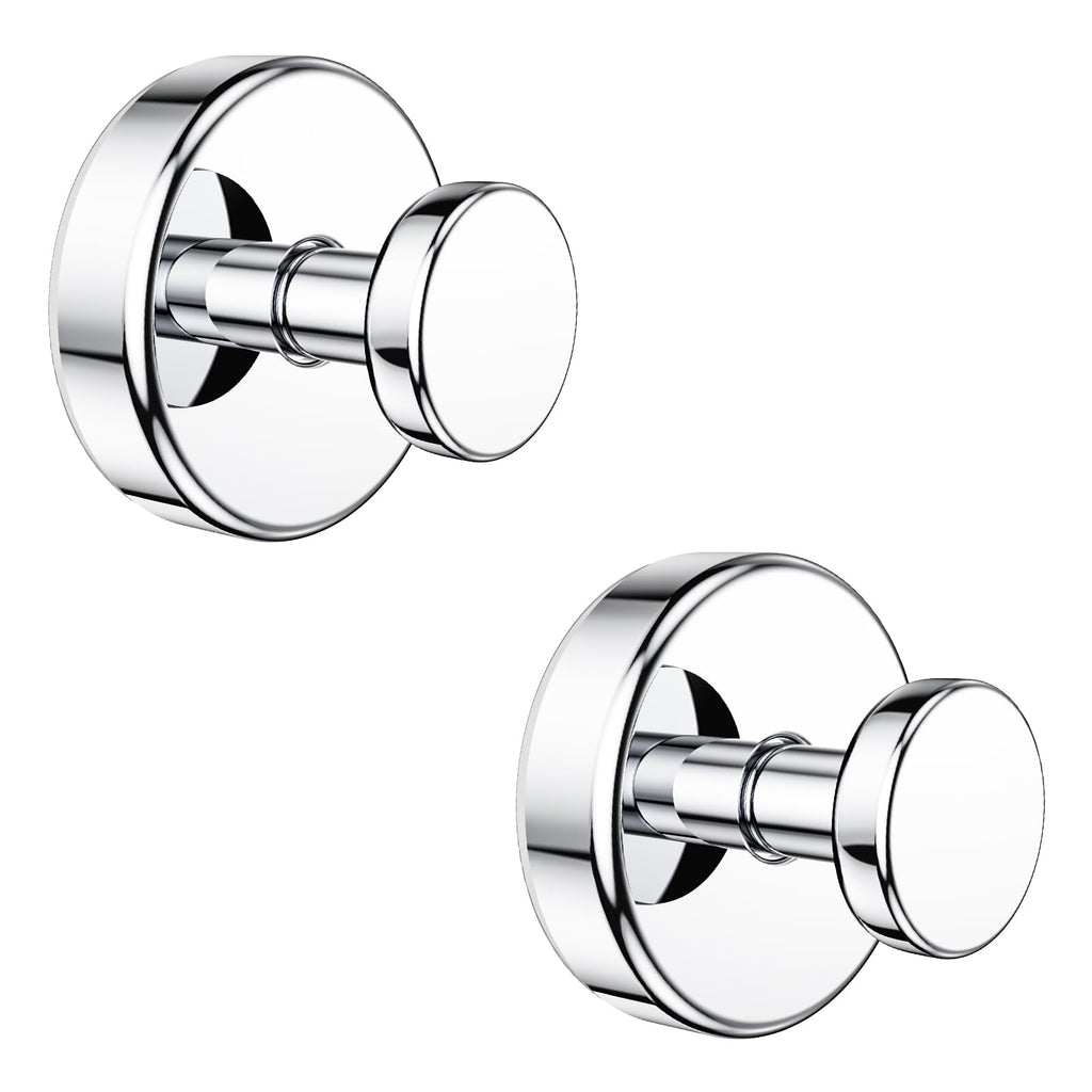Large Suction Cup Shower Hooks for Glass & Mirrors