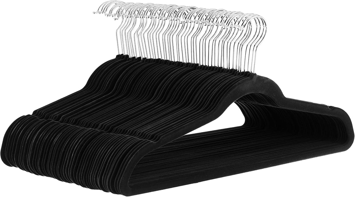 Amazon Basics Slim, Velvet, Non-Slip Clothes Suit Hangers