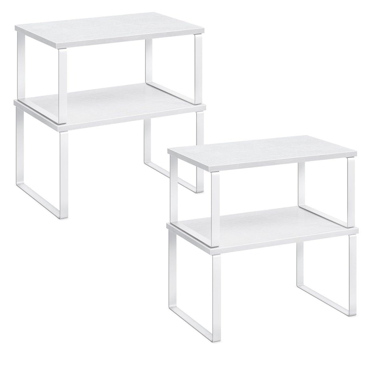 SONGMICS Cabinet Organizer Shelf, Spice Rack, Kitchen Storage