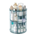 8-Tier Rotating Makeup & Skincare Organizer with Brush Holder