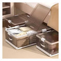 Collapsible Under-Bed Storage Bin with Wheels & Lid
