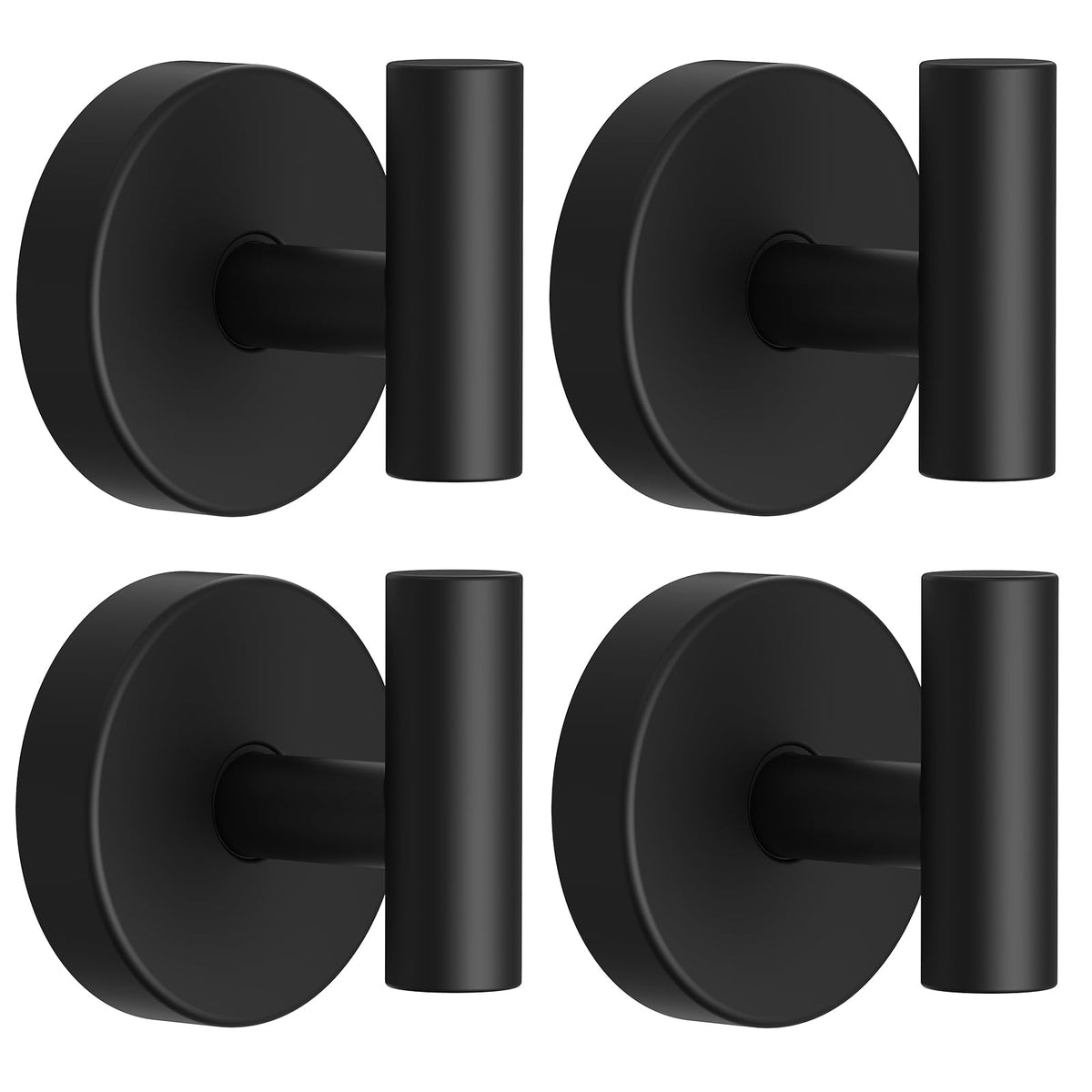 Large Suction Cup Shower Hooks for Glass & Mirrors