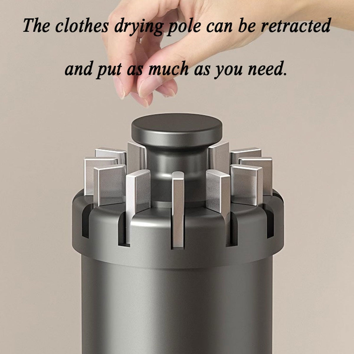 Foldable Tripod Clothes Drying Rack with 12/16 Poles