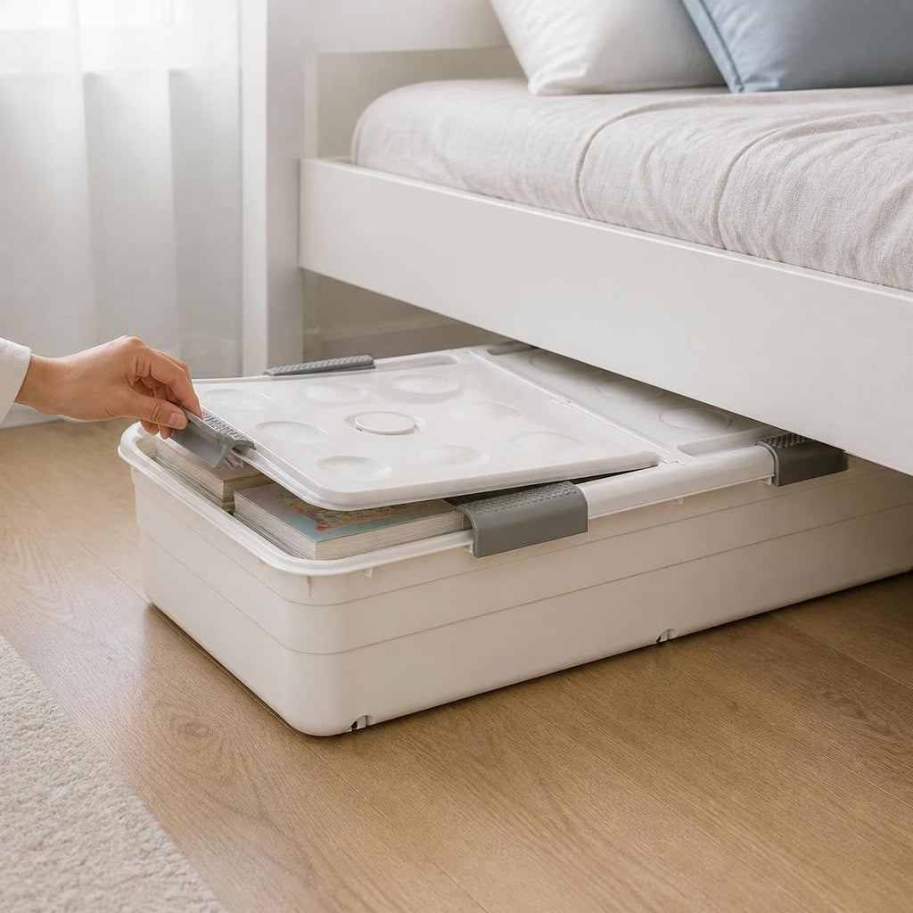 Large Under-Bed Storage Drawer Organizer 100 x 52 x 29 cm