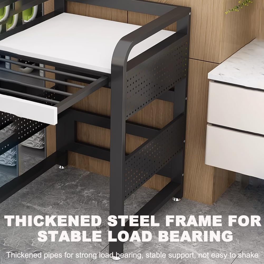 Multifunctional Over-Washer Storage & Drying Rack