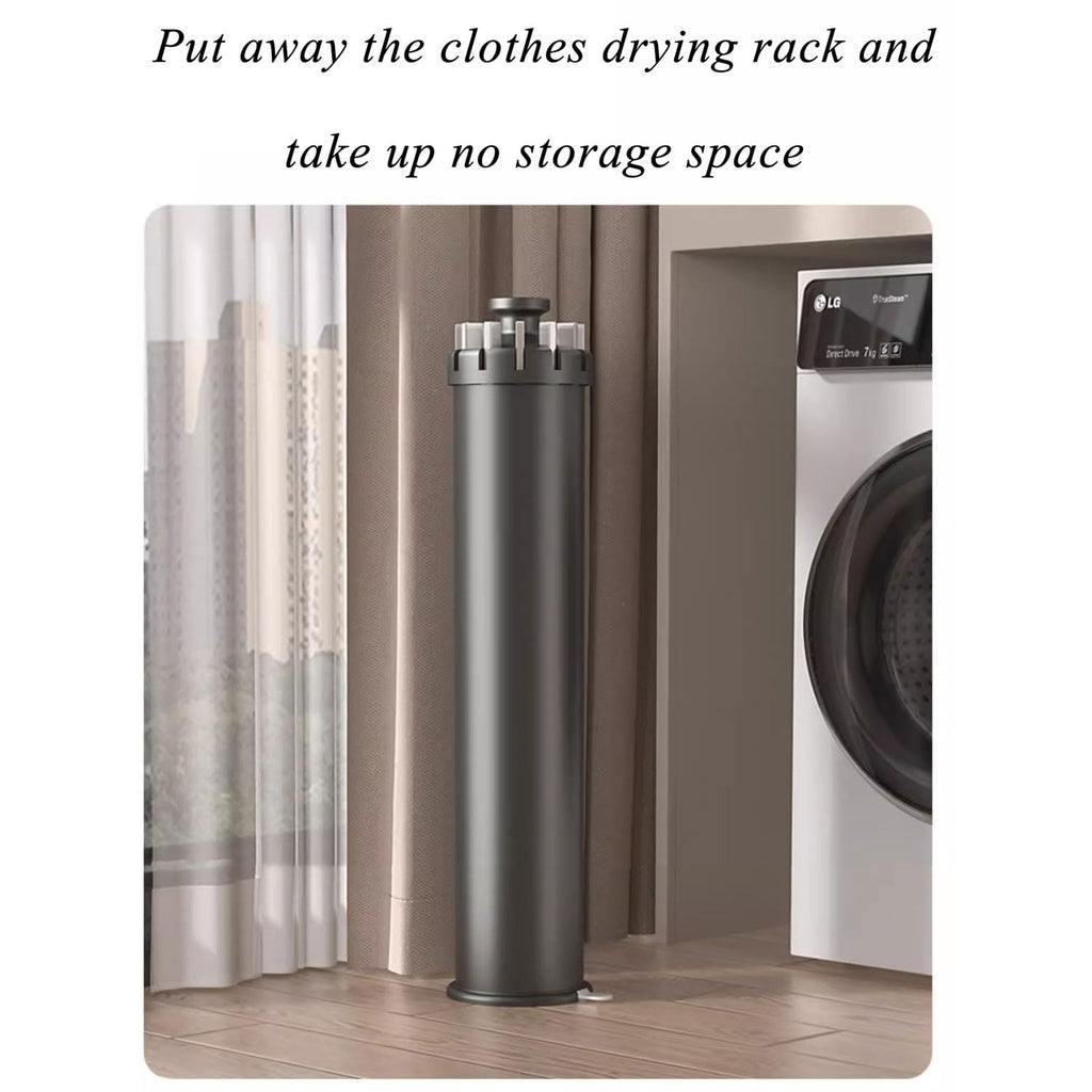 Foldable Tripod Clothes Drying Rack with 12/16 Poles