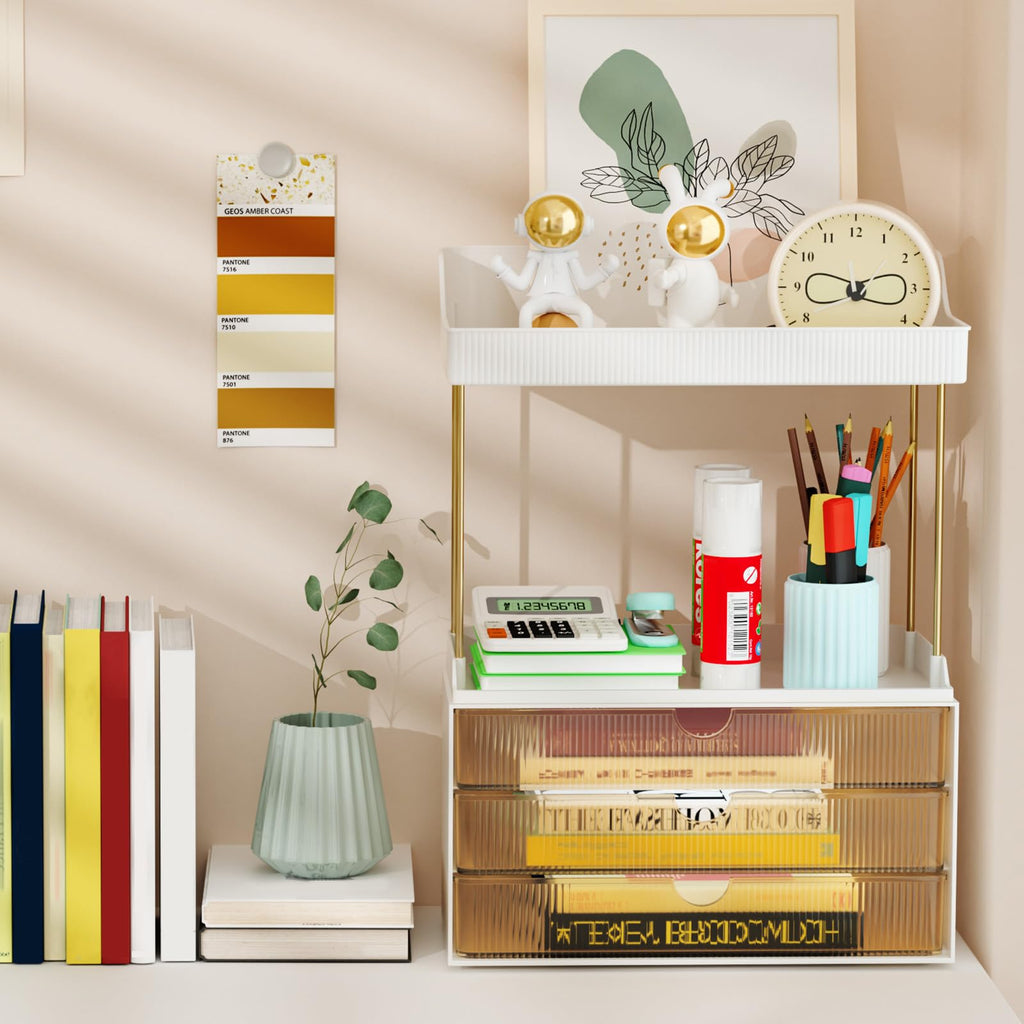 Bathroom Countertop Makeup & Perfume Organizer