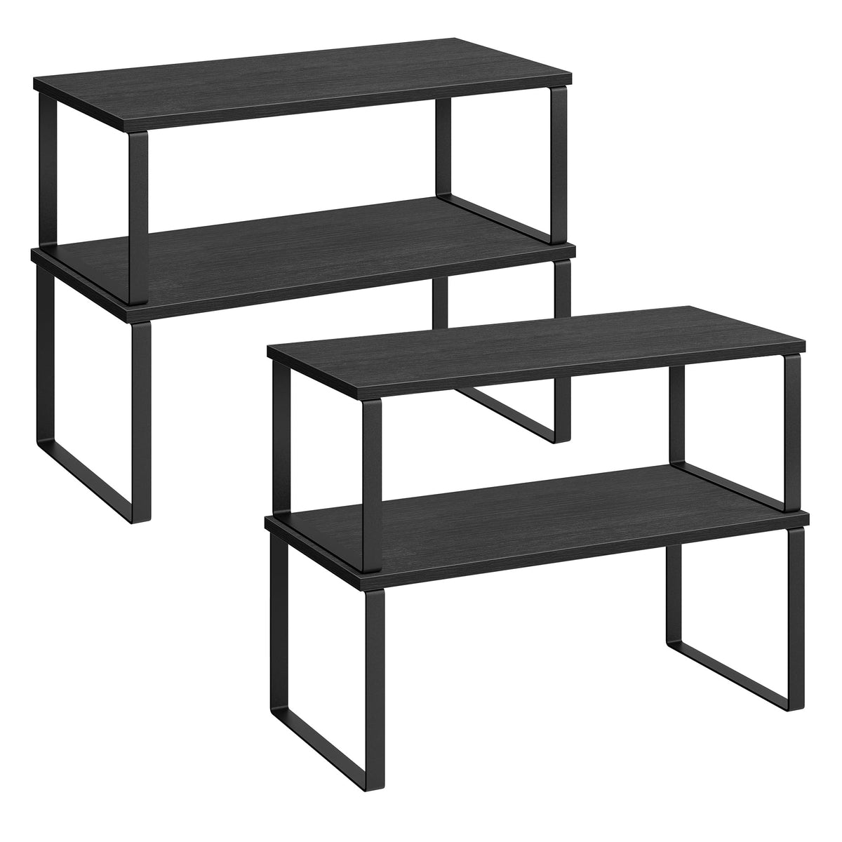 SONGMICS Cabinet Organizer Shelf, Spice Rack, Kitchen Storage