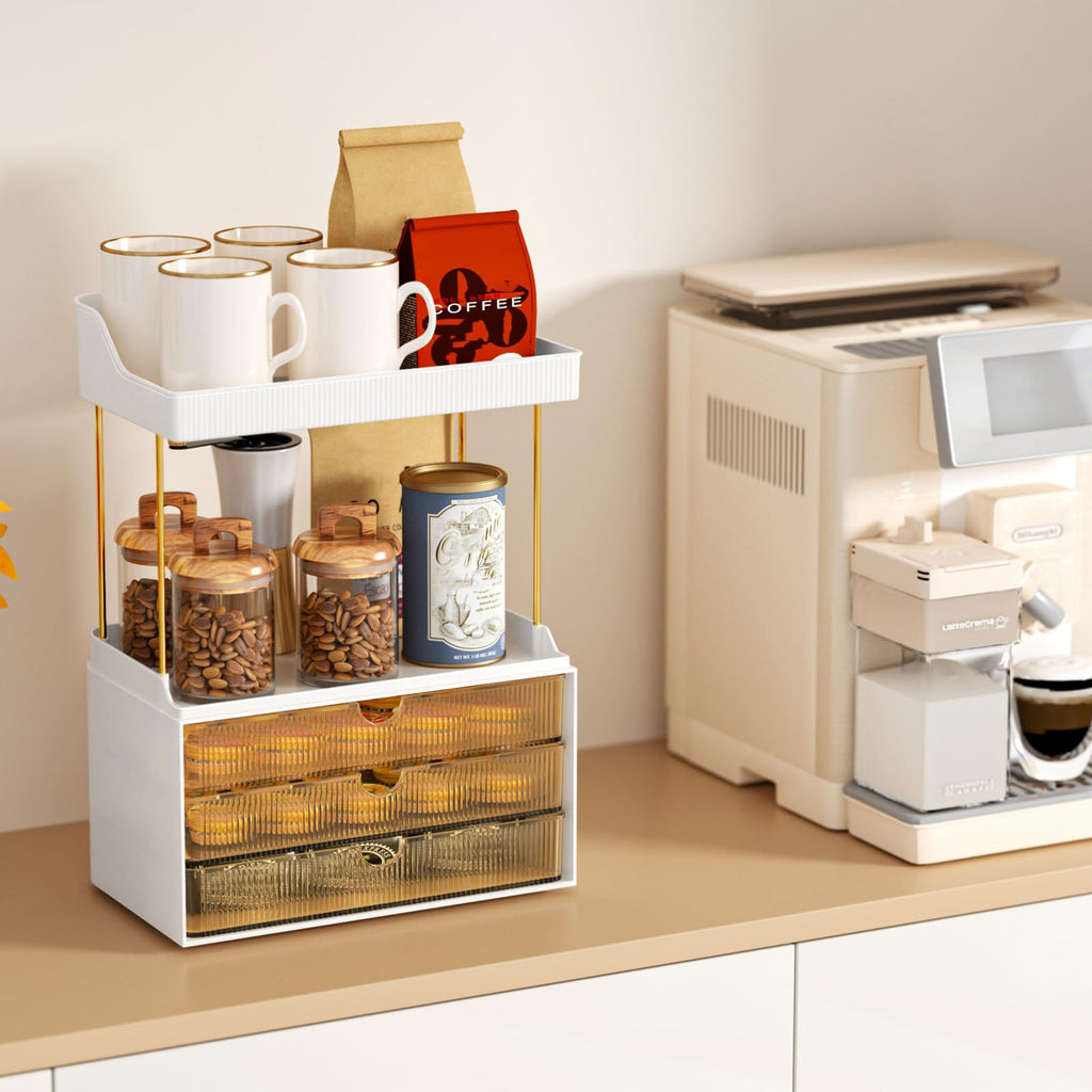 Bathroom Countertop Makeup & Perfume Organizer