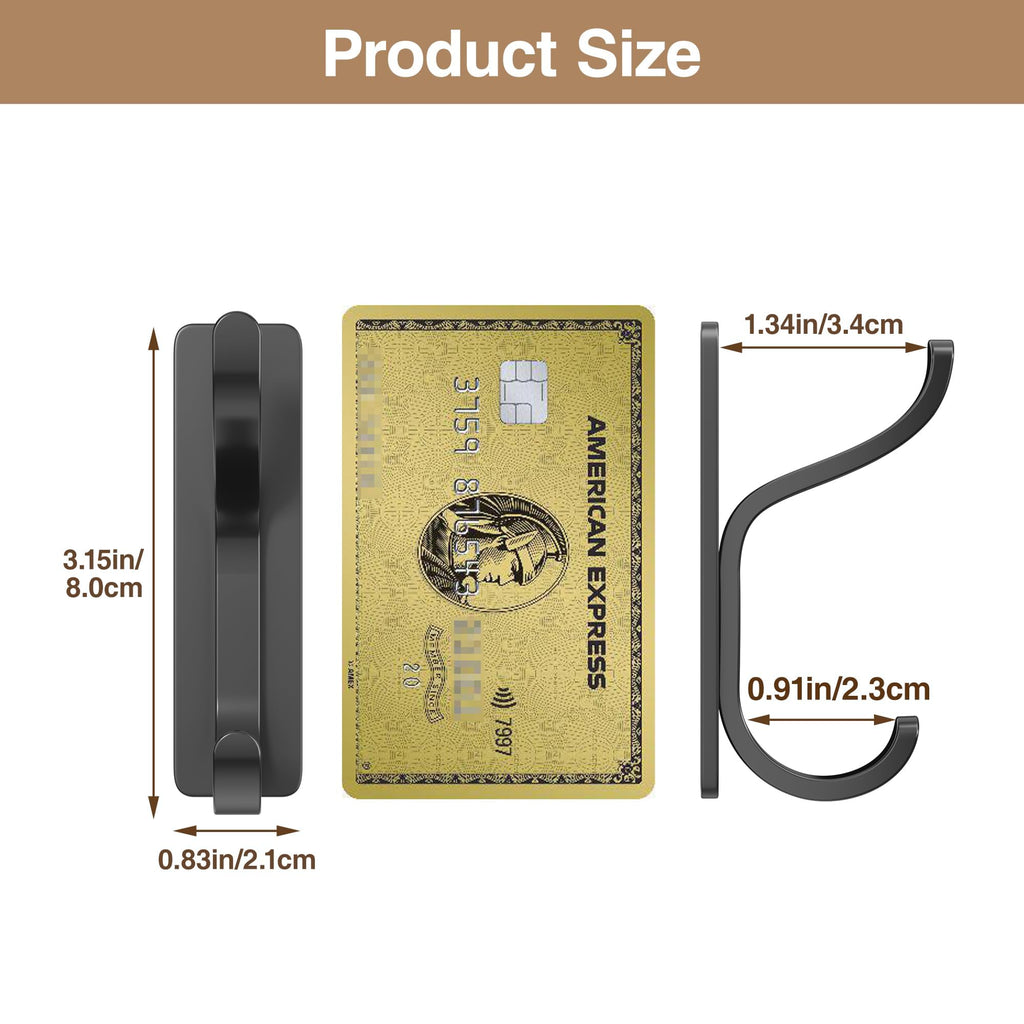Heavy-Duty Adhesive Wall Hooks for Towels, Coats & Bags
