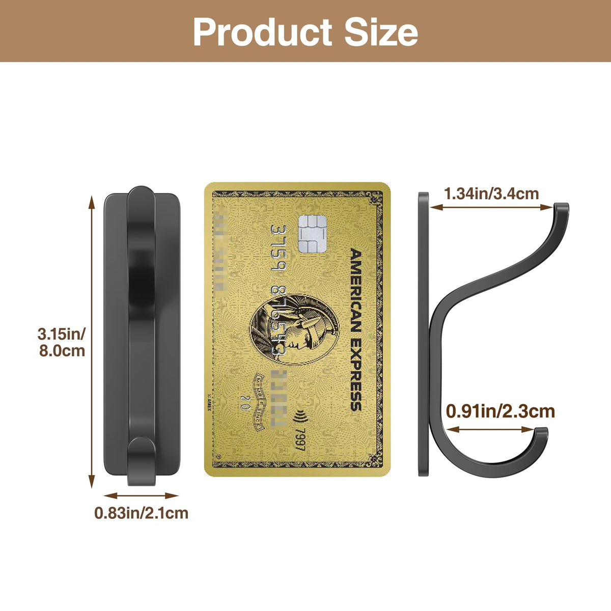 Heavy-Duty Adhesive Wall Hooks for Towels, Coats & Bags