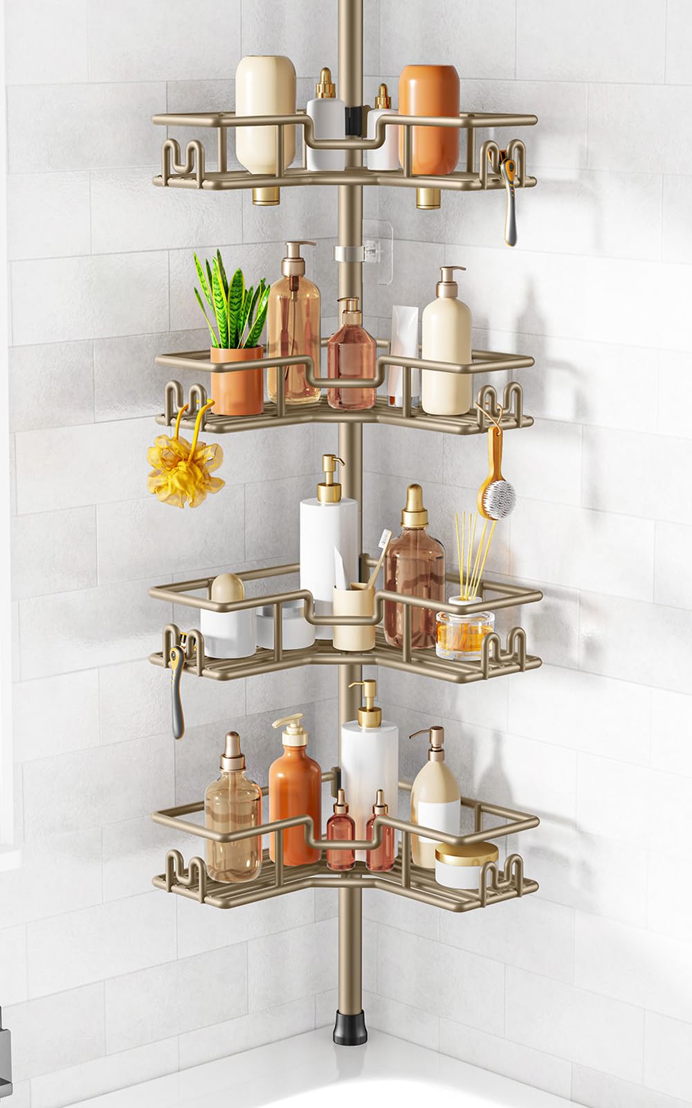 Corner Shower Caddy Organizer for Bathroom Storage