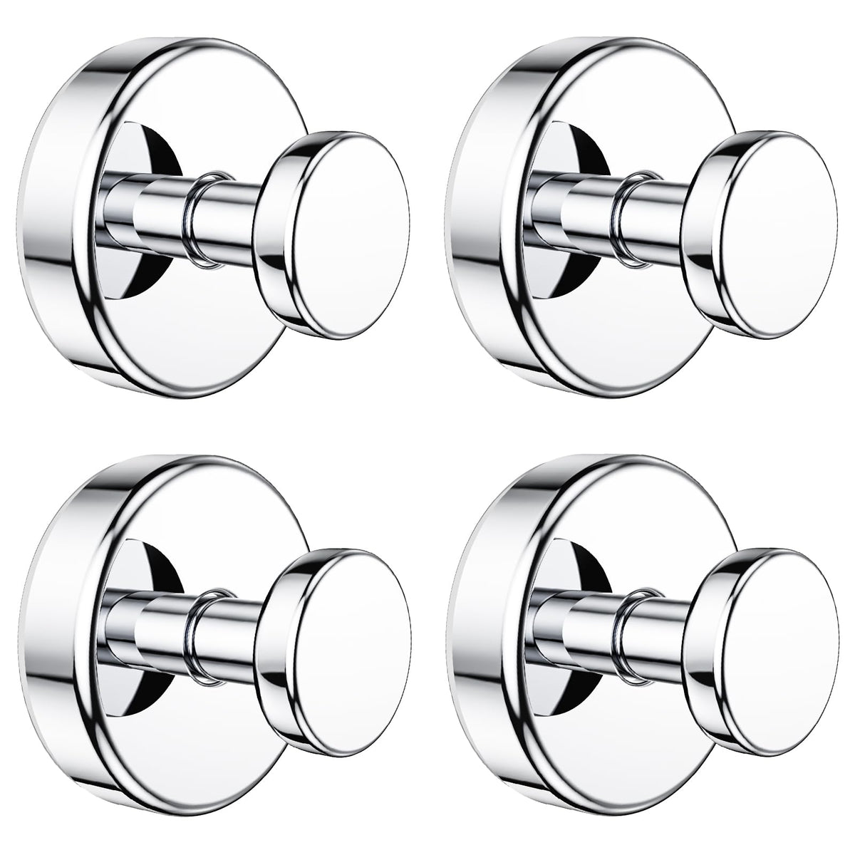 Large Suction Cup Shower Hooks for Glass & Mirrors