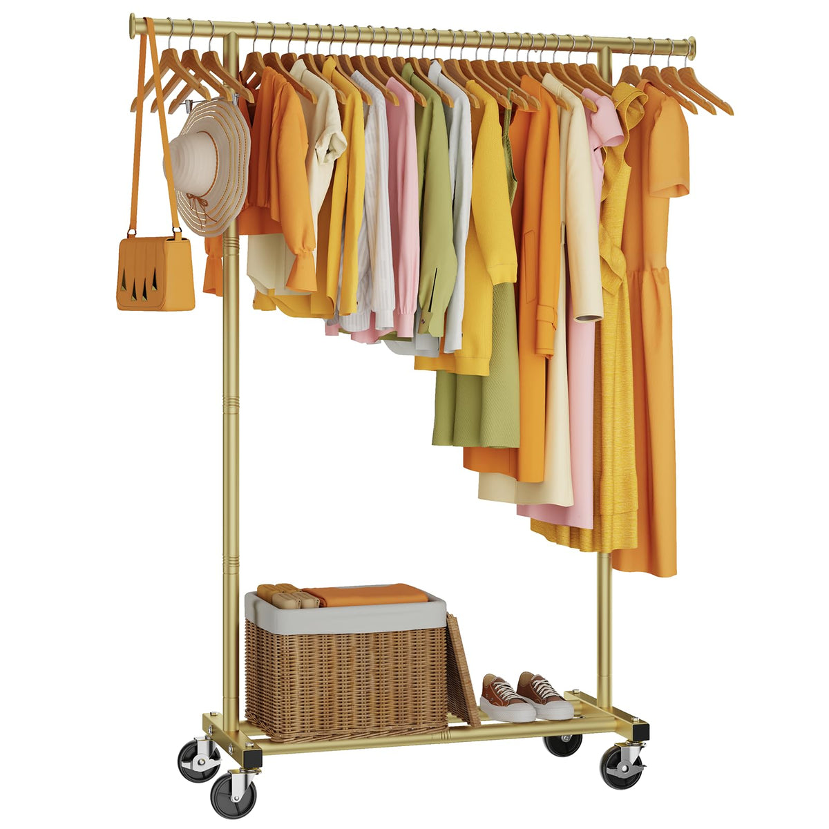HYSEYY Clothes Rack Clothing Rack for Hanging Clothes 1314W