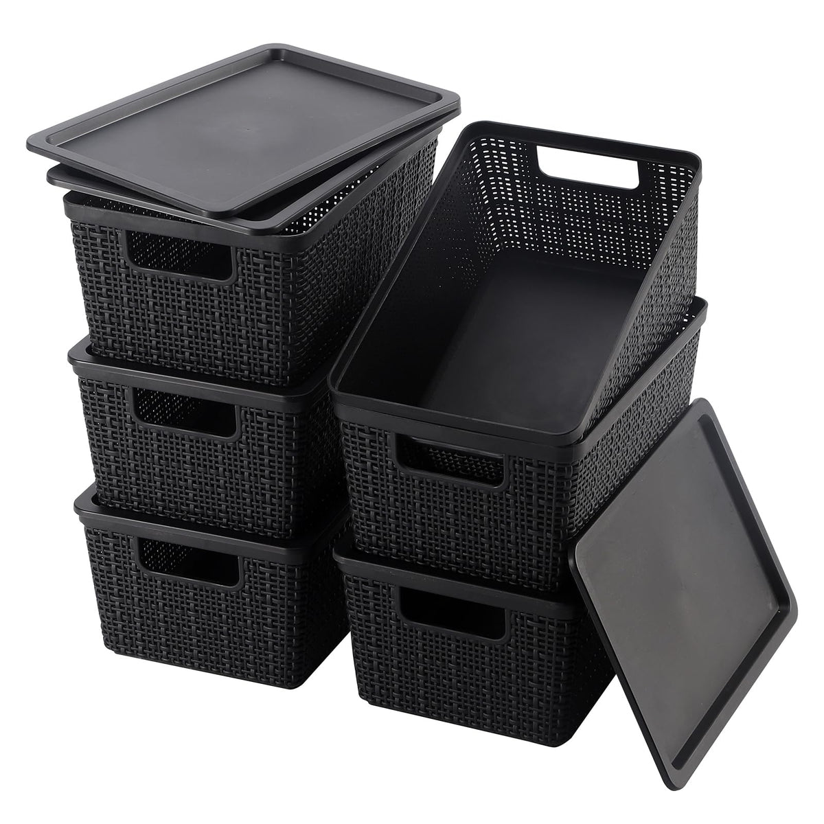 WRRLORS Plastic Storage Baskets