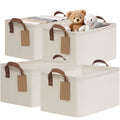 4-Pack Fabric Storage Baskets for Shelves & Closets