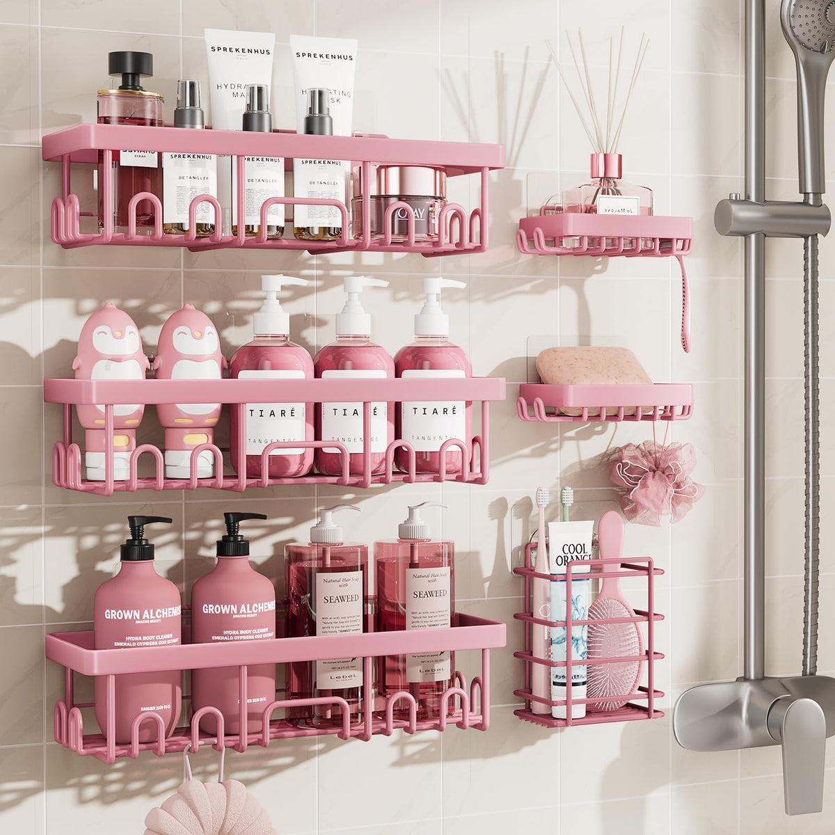 Veken Shower Caddy Organizer for Bathroom Storage