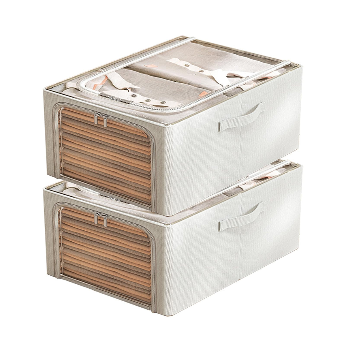 JKSVTF Under Bed Storage Drawers with Lid, Pack Under Bed Shoe Storage Organizer, Large Under Bed Storage Bins for Dorm, Couch Rolling Underbed Storage Containers