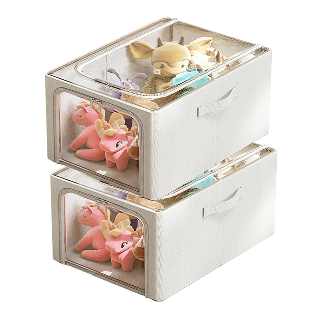 Rolling Under-Bed Storage Drawers with Lids for Shoes
