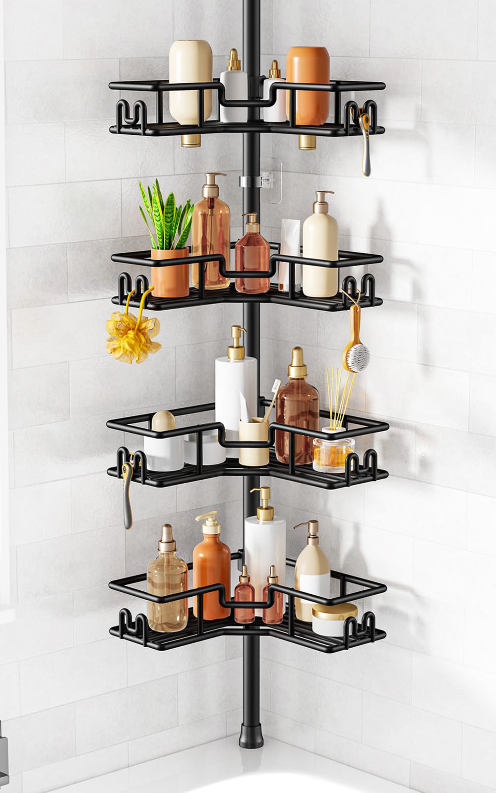 Corner Shower Caddy Organizer for Bathroom Storage