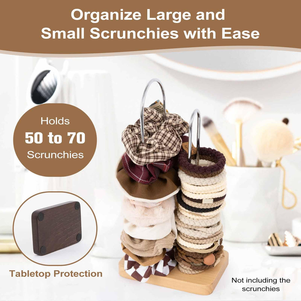 2-Tier Scrunchie & Hair Accessory Organizer Stand