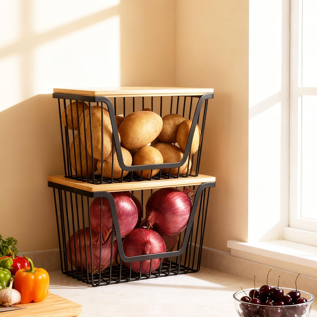 Onion and Potato Storage Bins