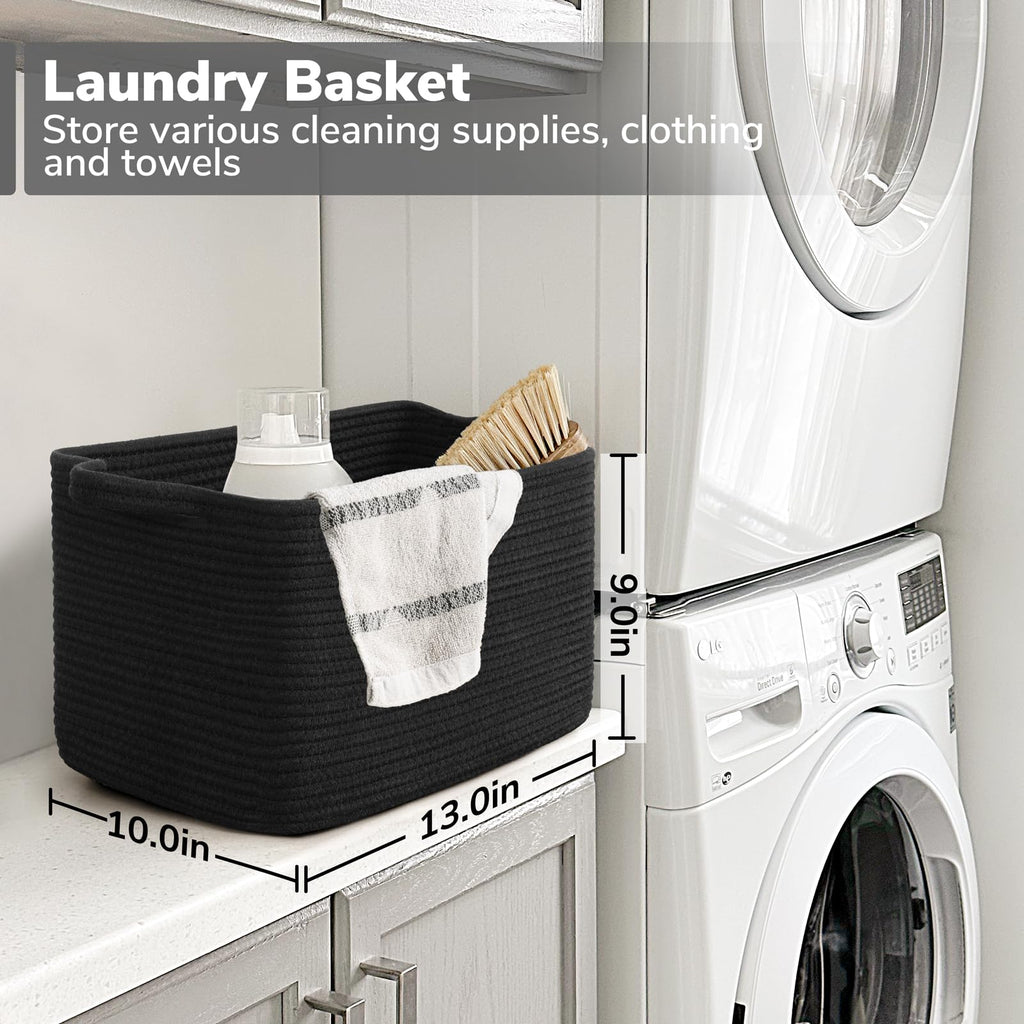 Collapsible Fabric Cube Storage Bins with Handles