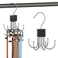 2-Pack 360° Rotating Belt & Accessory Hanger Organizer