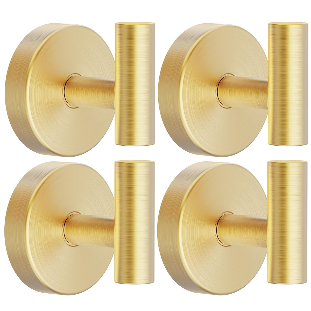 Large Suction Cup Shower Hooks for Glass & Mirrors