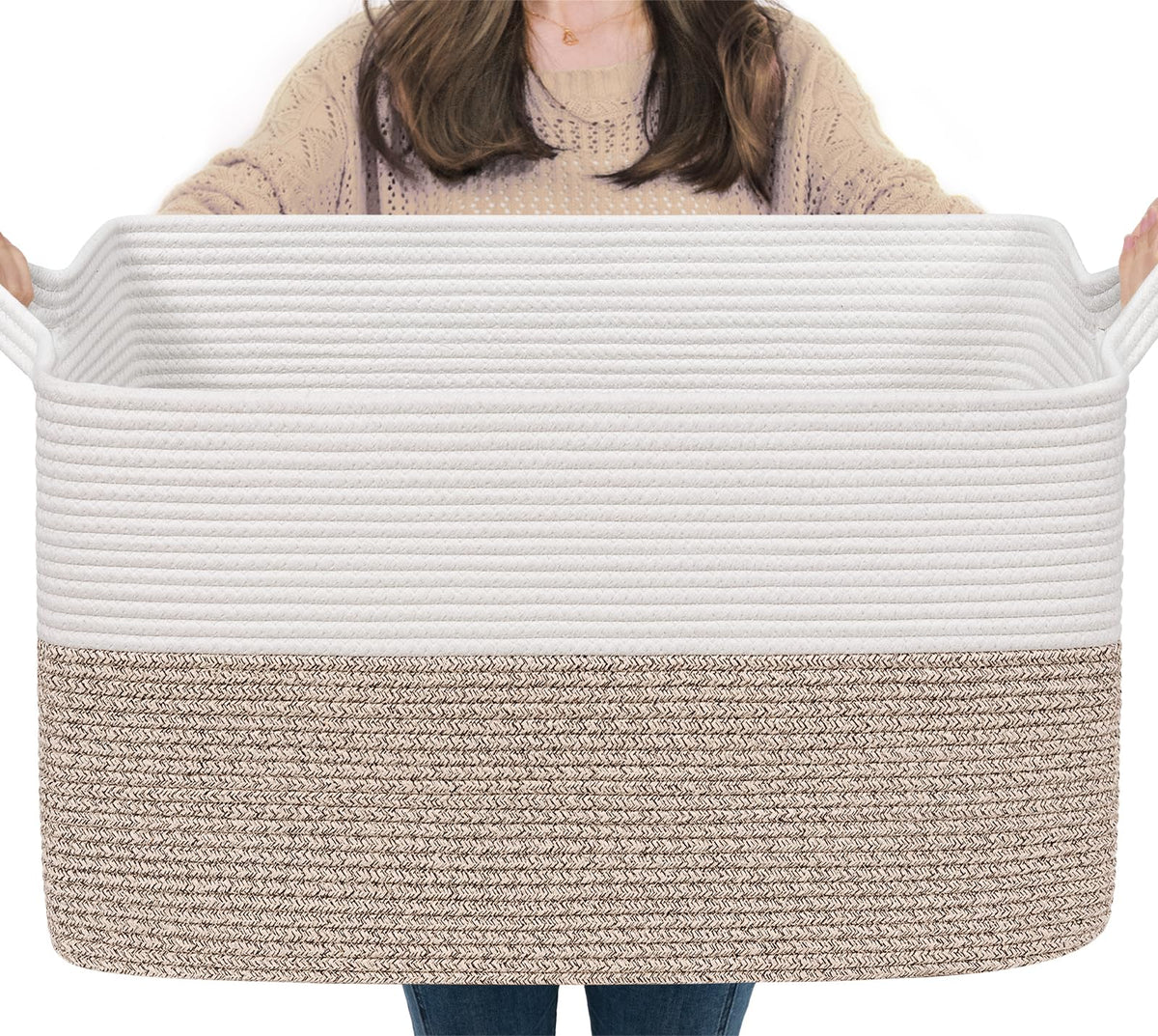 Collapsible Fabric Cube Storage Bins with Handles