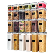 Airtight Food Storage Container Set with Lids for Pantry