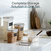 Airtight Food Storage Container Set with Lids for Pantry