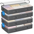 95L Large Under-Bed Storage Container for Clothes & Bedding
