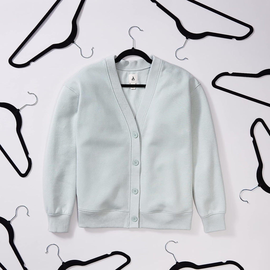Slim Non-Slip Velvet Clothes Hangers for Closet Storage