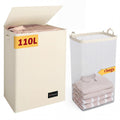195L Large Laundry Hamper with Lid for Clothes Storage