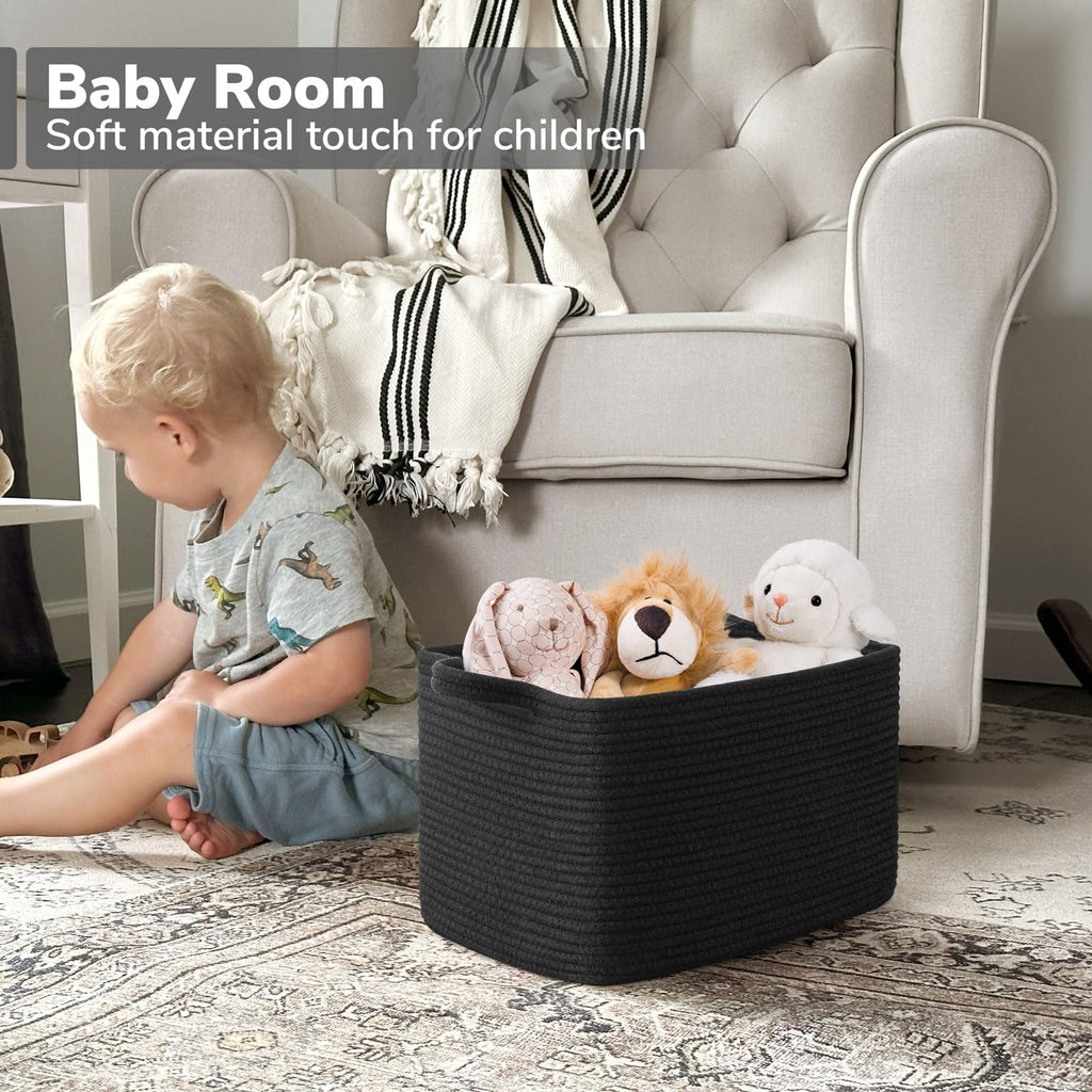 Collapsible Fabric Cube Storage Bins with Handles