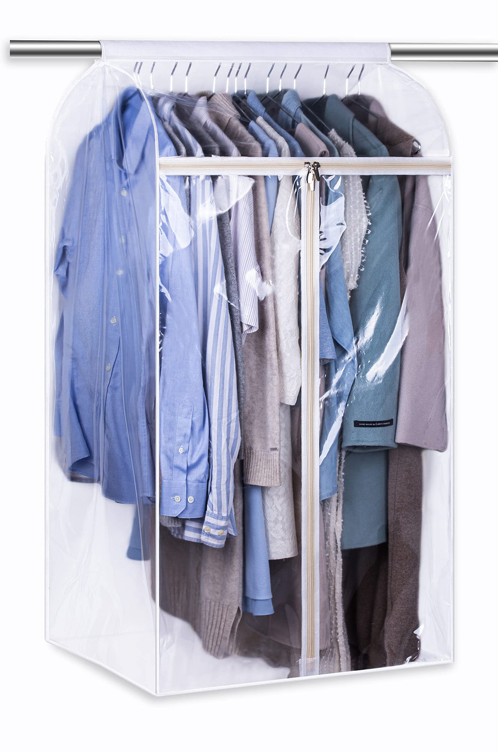 Large Hanging Garment Storage Bag with Clear Window