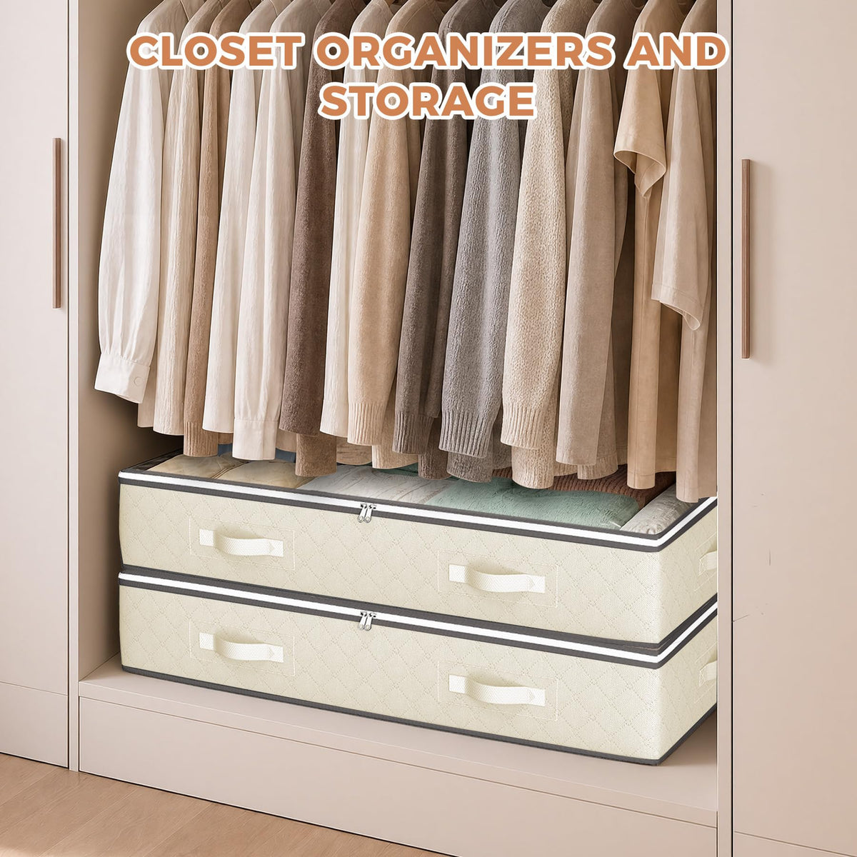 Budding Joy 95L Under Bed Storage Containers