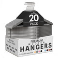 Premium Wooden Hangers with 360° Rotating Hooks