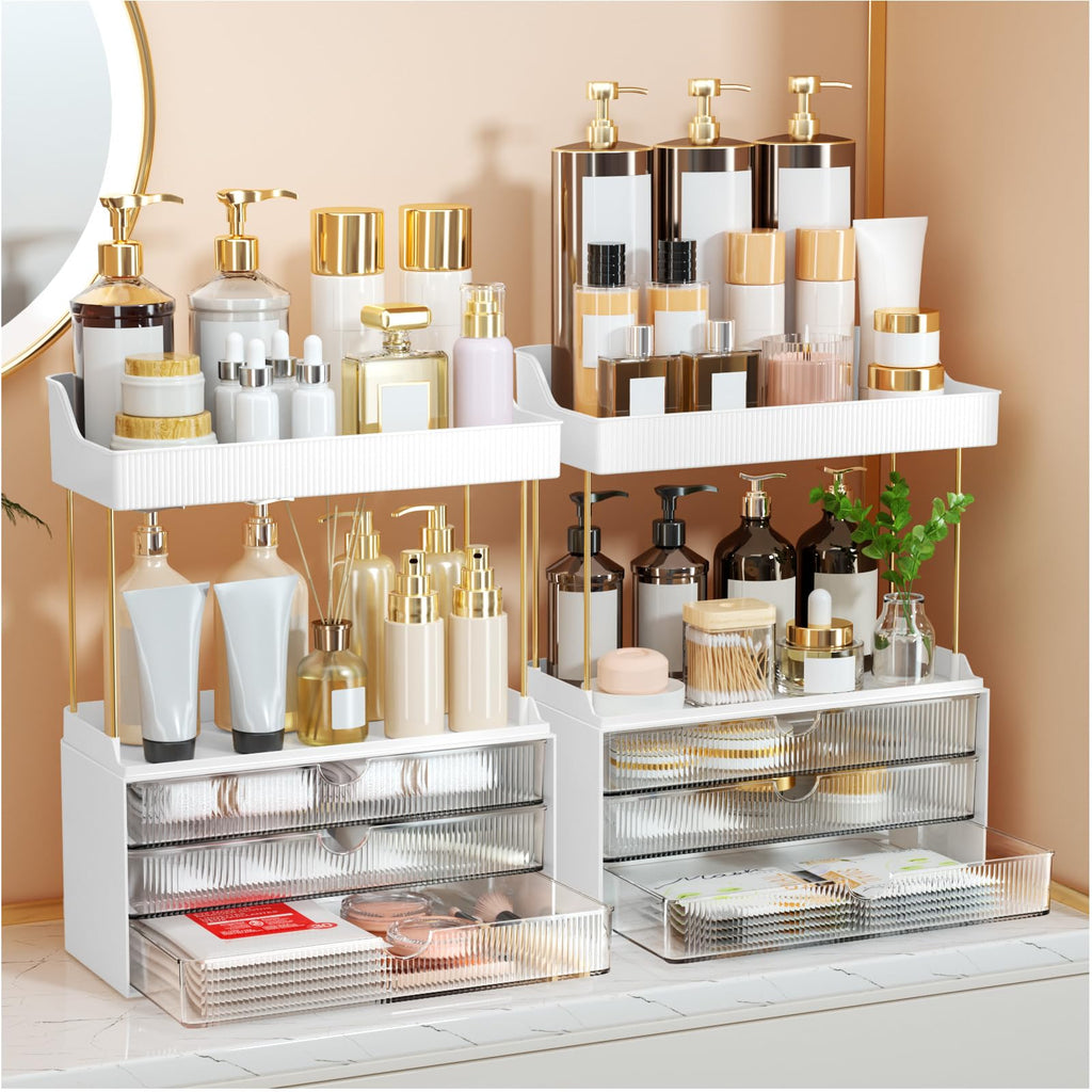 Bathroom Countertop Makeup & Perfume Organizer