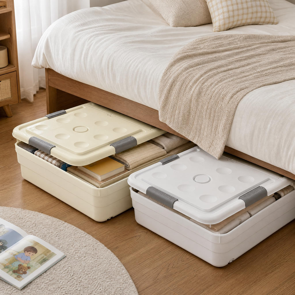 Large Under-Bed Storage Drawer Organizer 100 x 52 x 29 cm