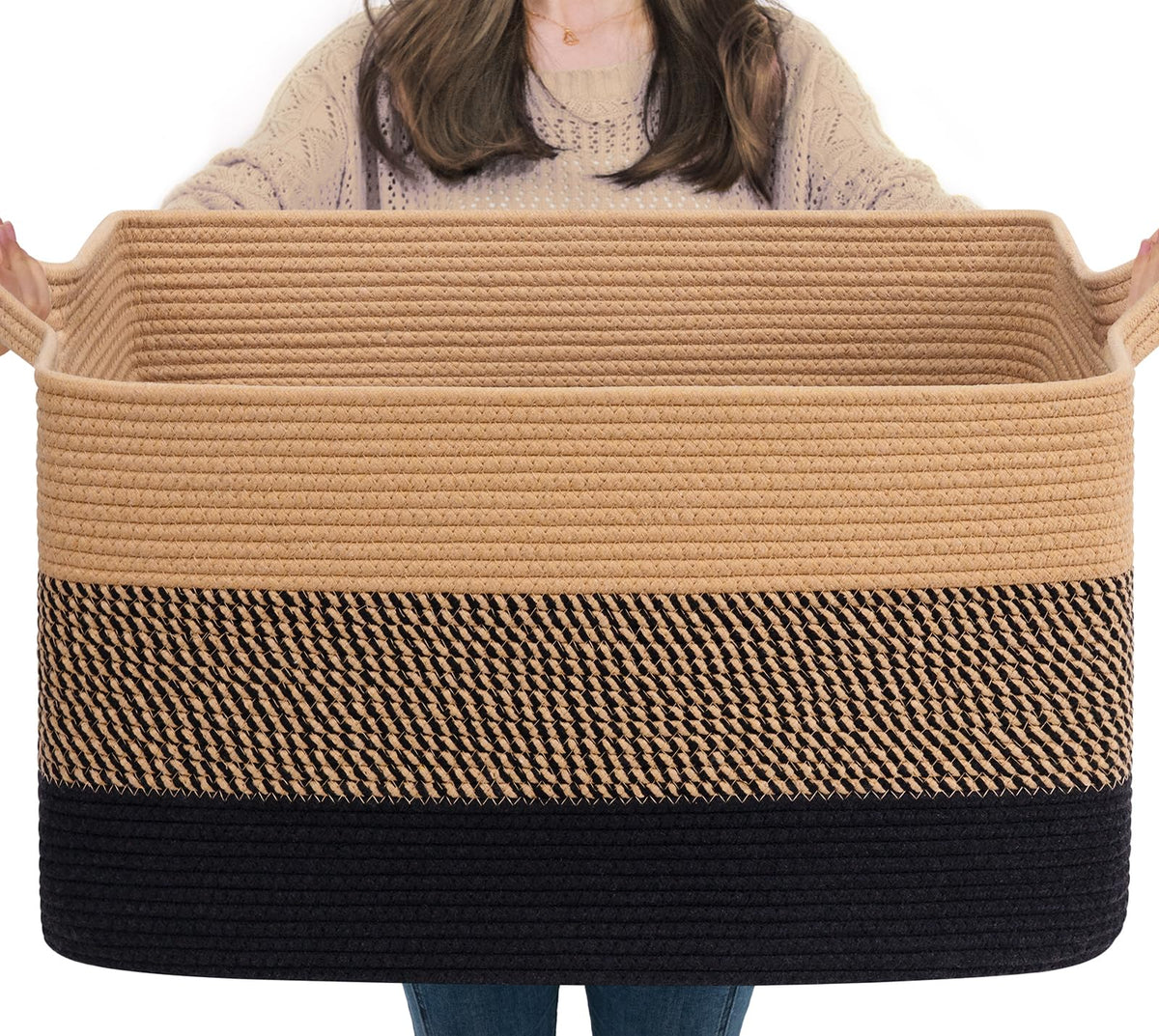Collapsible Fabric Cube Storage Bins with Handles