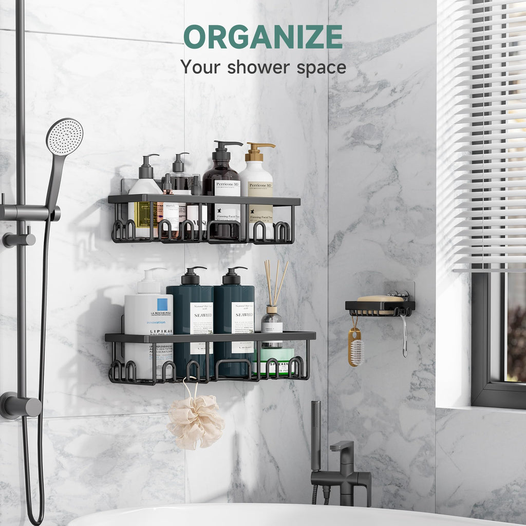 Veken Shower Caddy Organizer for Bathroom Storage