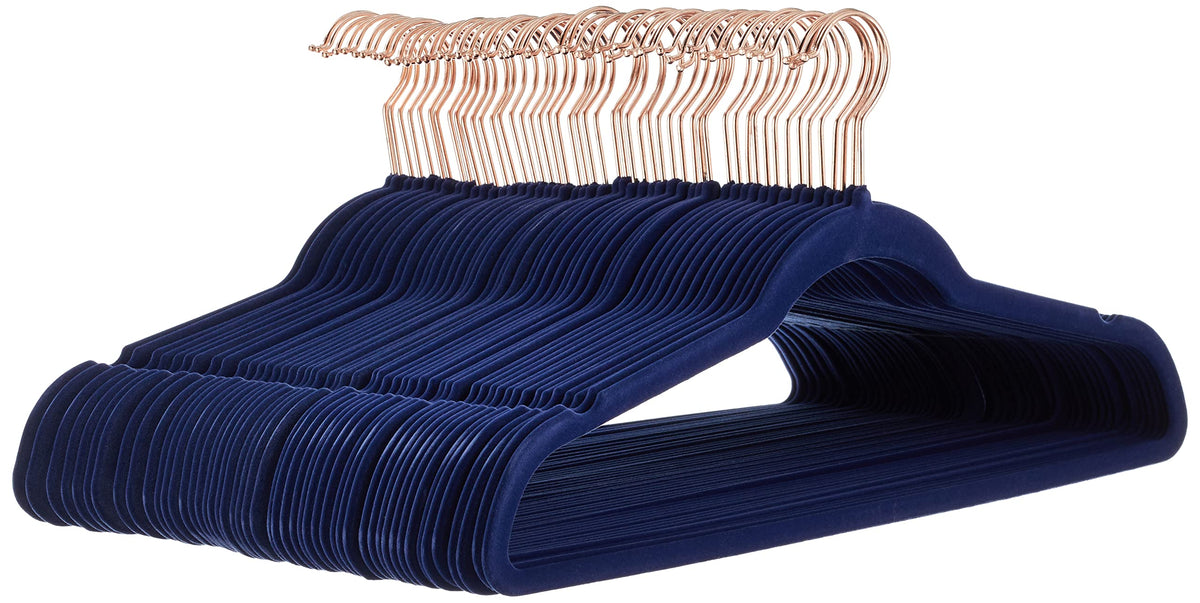 Amazon Basics Slim, Velvet, Non-Slip Clothes Suit Hangers