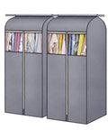 54-Inch Hanging Garment Organizer with Clear PVC Windows